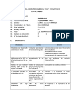 Plan de Tutoría, Orientación Educativa Y Convivencia ESCOLAR 2023