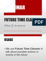 Future Time Clauses