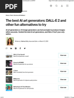 The Best AI Art Generators: DALL-E 2 and Other Fun Alternatives To Try