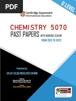 Merged - 5070 - Chemistry - P1 - 2021 To 2022 - QP - MS - FINAL