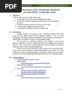 Activity1 Laboratory Safety Procedures, Microscopy and Micrometry of Prepared Slides