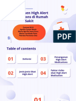 Manajemen High Alert Medications Di RS (Kelompok 4)