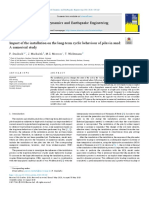 Impact of The Installation On The Long-Term Cyclic Behaviour of Piles in Sand - A Numerical Study