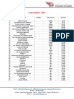 Chemical List Offer