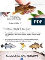 "Budi Daya Ikan Konsumsi" Prakarya Kelas 9