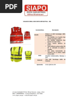 Chaleco Drill Con Cinta Reflectiva - 3M: Características Descripción