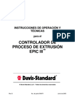 Controlador de Proceso de Extrusión Epic Iii