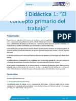 Unidad Didáctica 1: "El Concepto Primario Del Trabajo": Presentación