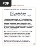 The English Manual For Xrocker Black Senior For Argos Uk (51261)