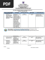 Plan of Action in Science Vi