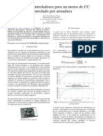 Diseño de Controladores para Un Motor de CC Controlado Por Armadura