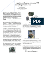 Identificación Experimental de Un Motor de CC Controlado Por Armadura