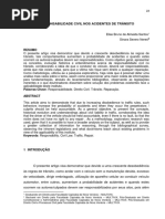 Responsabilidade Civil Nos Acidentes de Trânsito