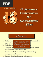 Performance Evaluation in The Decentralized Firm
