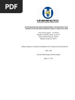 Actividad de Estados Financieros-Estados de Costos de Producción-Estado de Resultados Y Balance General