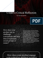 Creative Critical Reflection: By: Fransaska Renelus