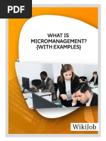 What Is Micromanagement