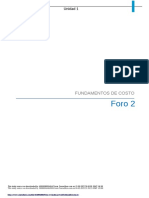 Foro 2 Clasificaci N Del Costo PDF