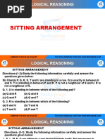 Logical Reasoning: Sitting Arrangement