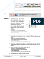 Chemsheets A2 1139 A2 Prac 22 Making Cells Instructions