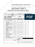 Practical Test 1: German-Malaysian Institute