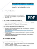 A Road Map To System Administrator Certification: The Exam Formats