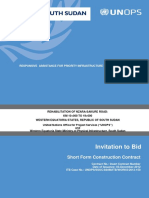 Invitation To Bid: Short Form Construction Contract