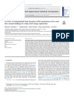 A Review of Computational Uid Dynamics (CFD) Simulations of The Wind Ow Around Buildings For Urban Wind Energy Exploitation