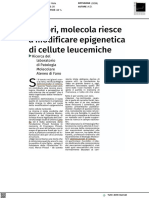 Tumori, Molecola Capace Di Modificare L'epigenetica Delle Cellule - La Sicilia Del 1 Aprile 2023