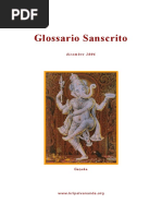 Glossario Sanscrito