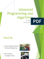 Advanced Programming and Algorithms: Dr. Baldassano Yu's Elite Education