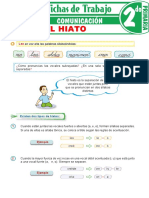 El Hiato para Segundo Grado de Primaria