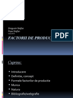 Factorii de Productie