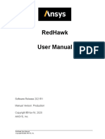 Redhawk User Manual: Software Release 2021R1 Manual Version: Production Ansys, Inc