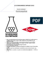 Scheikunde Olympiade 2022