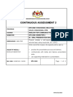 Continuous Assessment 2