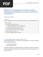 MODULO IV - INAP - Herramientas de Revisión y Nuevos Criterios de Las WCAG 2.1