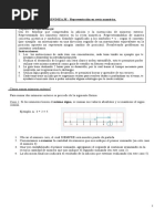 Guia DE Aprendizaje: Representación en Recta Numérica. Objetivo de Aprendizaje