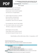 Lecture Linéaire N°11: Correspondances Texte À Annoter: Astuce