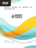 Manual Sistema de Gestión de Seguridad Vial.: Corredor Vial Popayan-Santander de Quilichao AÑO 2023