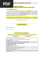 Carta de Advertência Disciplinar