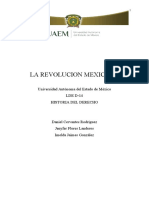 La Revolucion Mexicana: Universidad Autónoma Del Estado de México LDE D-14 Historia Del Derecho