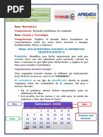 Área: Área:: Matemática Competencia: Ciencia y Tecnología Competencia