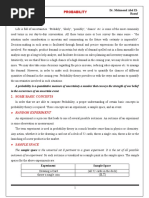 Applied Statistics: Probability