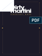 Dirty Martini Menu