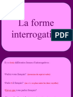 La Forme Interrogative Exercice Grammatical Fiche Pedagogique - 95180