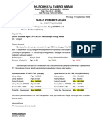 Surat Pemberitahuan Kenaikan Harga Solar