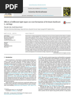 Effects of Different Light Types On Root Formation of Ocimum Basilicum L Cuttings - 2013 - Scientia Horticulturae