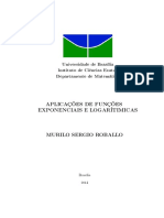 Aplicações de Funções Exponenciais E Logarítimicas