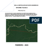 FEBRERO - 2023: Informe Tecnico